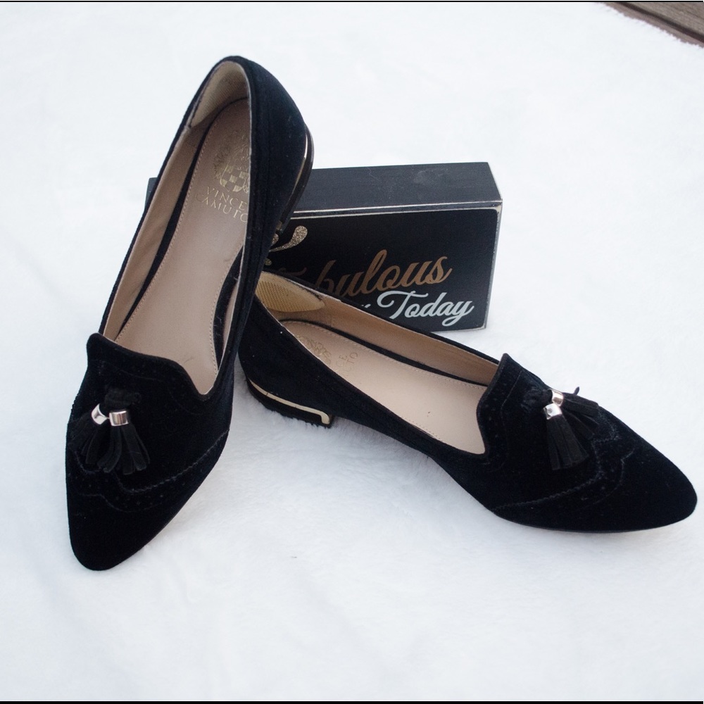 Velvet loafers with tassels | S 8